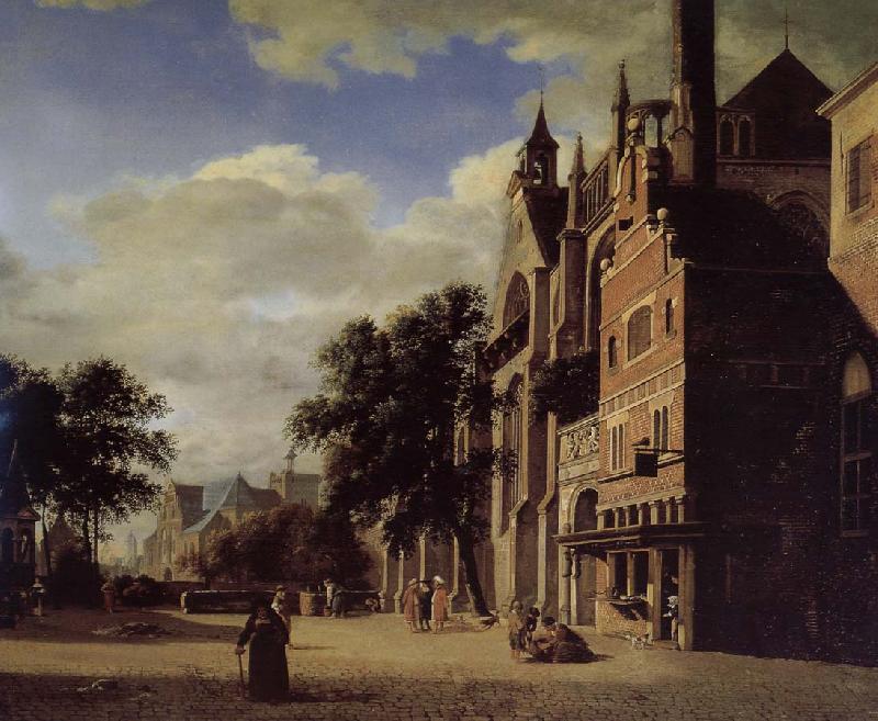 Jan van der Heyden Gothic churches